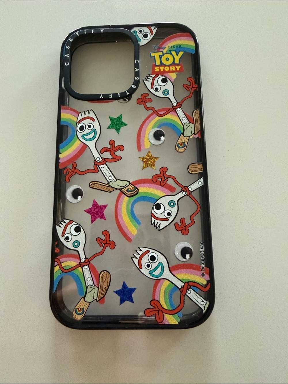 Casetify Toy Story Rainbow Clear iPhone Case - Black Trim